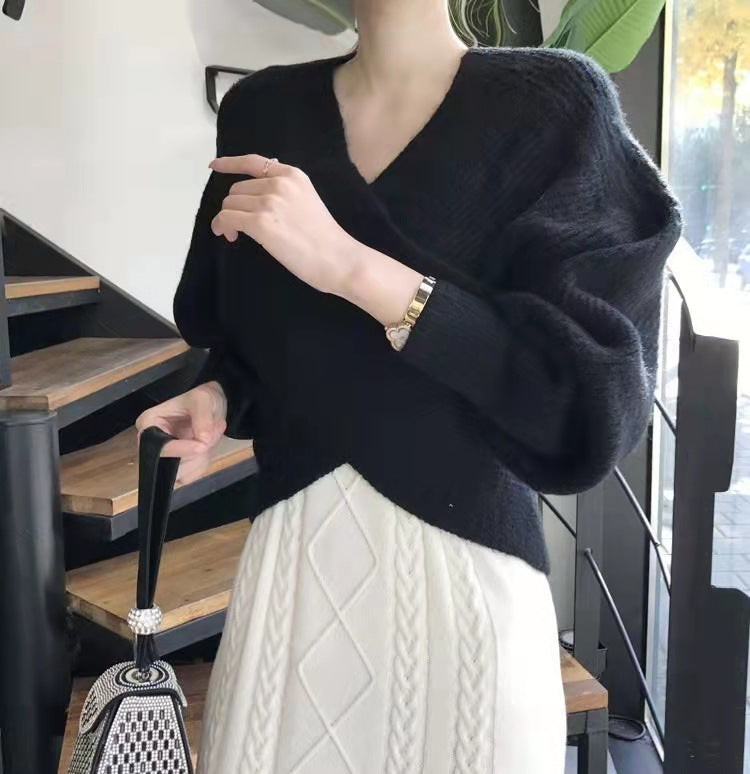 Varel | Pullover in maglia incrociata chic
