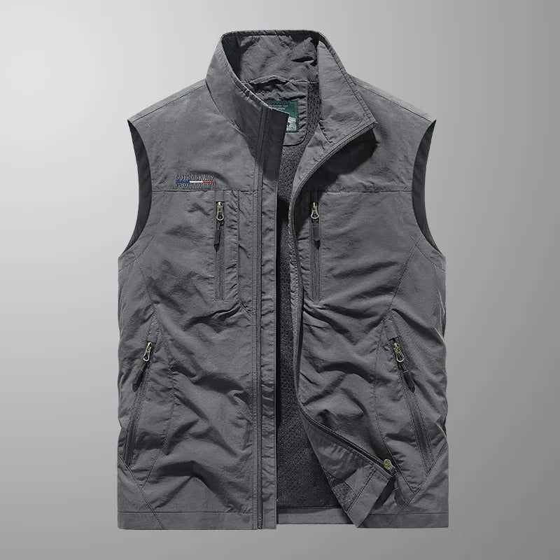Varel | Gilet utility traspirante multitasche da uomo