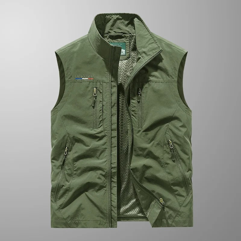 Varel | Gilet utility traspirante multitasche da uomo