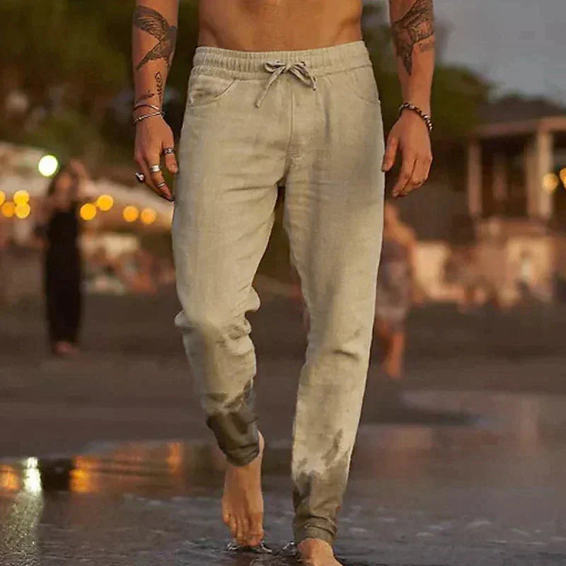 Varel | Pantaloni da spiaggia in lino