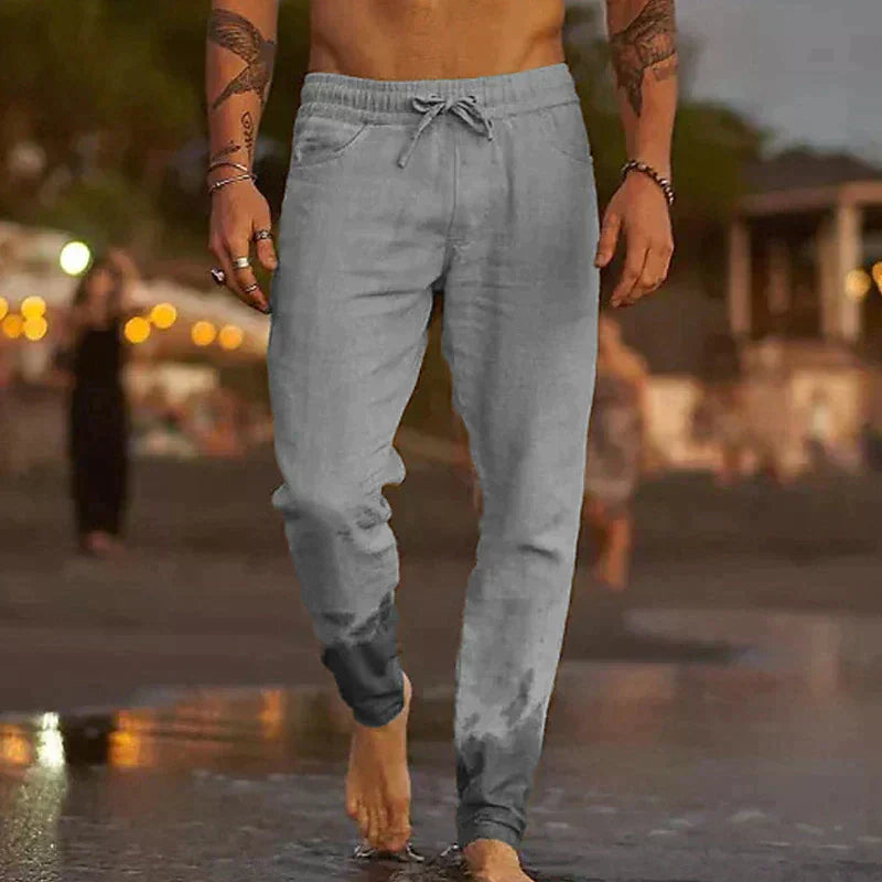 Varel | Pantaloni da spiaggia in lino