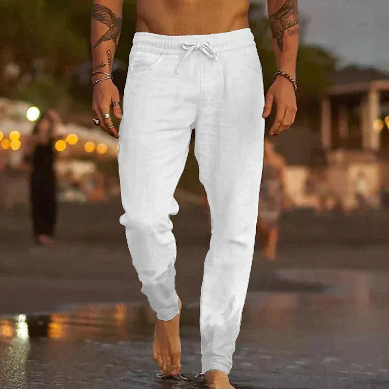 Varel | Pantaloni da spiaggia in lino