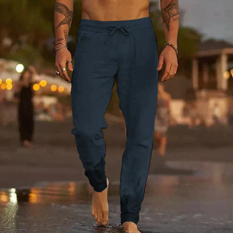 Varel | Pantaloni da spiaggia in lino