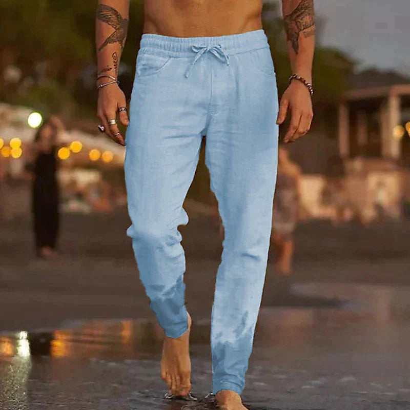 Varel | Pantaloni da spiaggia in lino