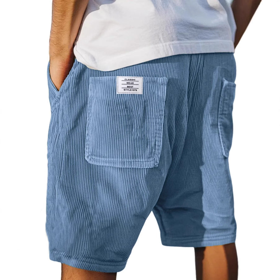 Tomáš – Pohodlné velurové kraťasy s elastickým pasem pro každodenní styl