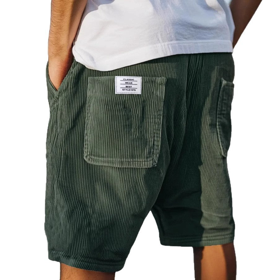 Tomáš – Pohodlné velurové kraťasy s elastickým pasem pro každodenní styl