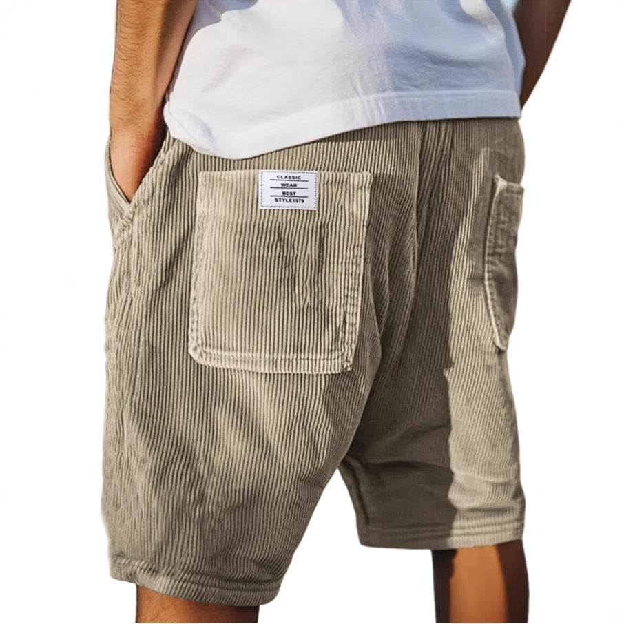 Tomáš – Pohodlné velurové kraťasy s elastickým pasem pro každodenní styl