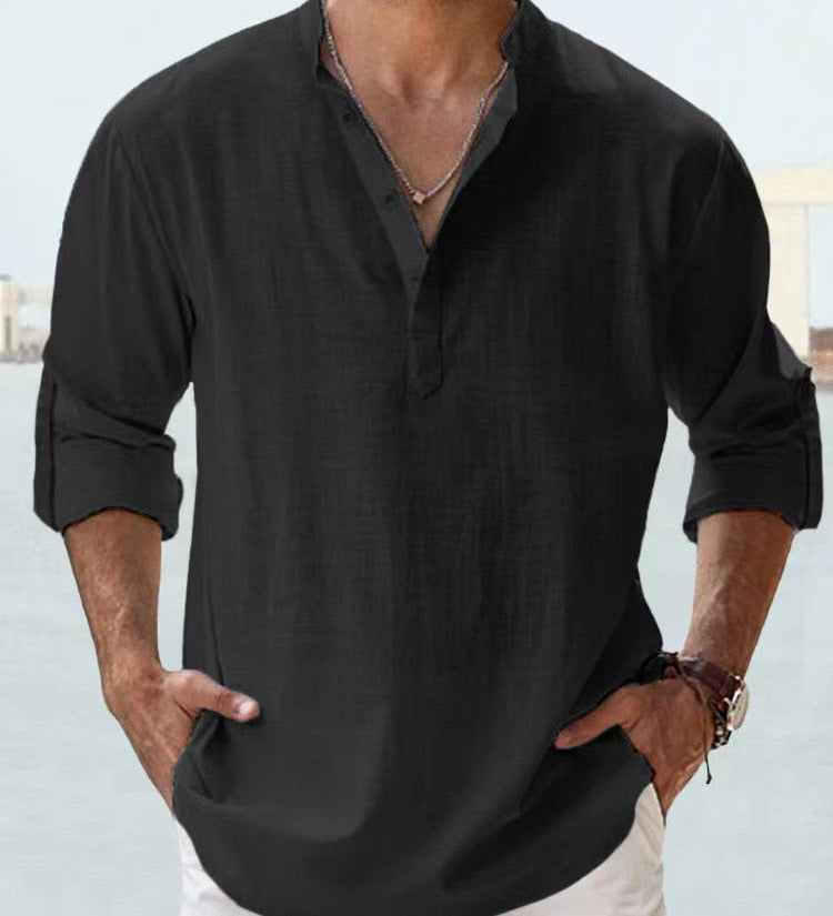 Varel | Camicia traspirante in lino