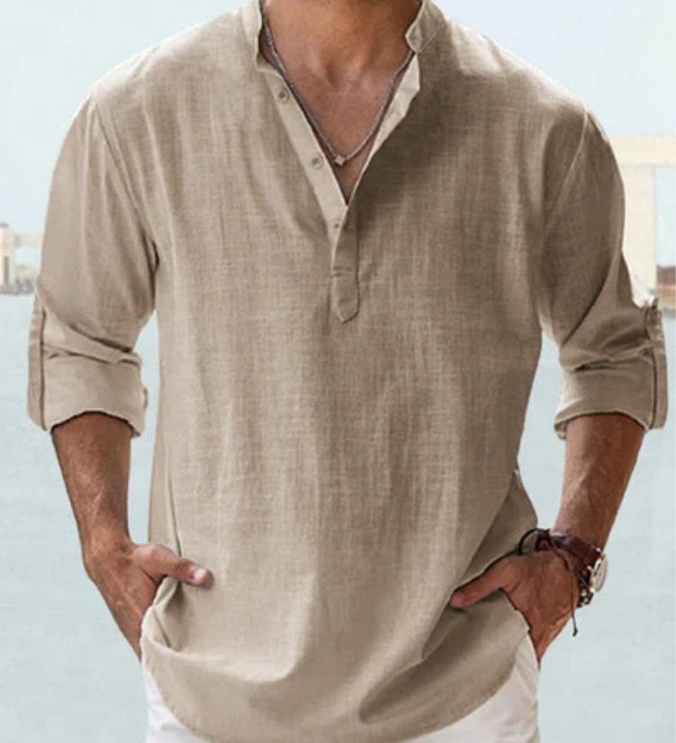 Varel | Camicia traspirante in lino