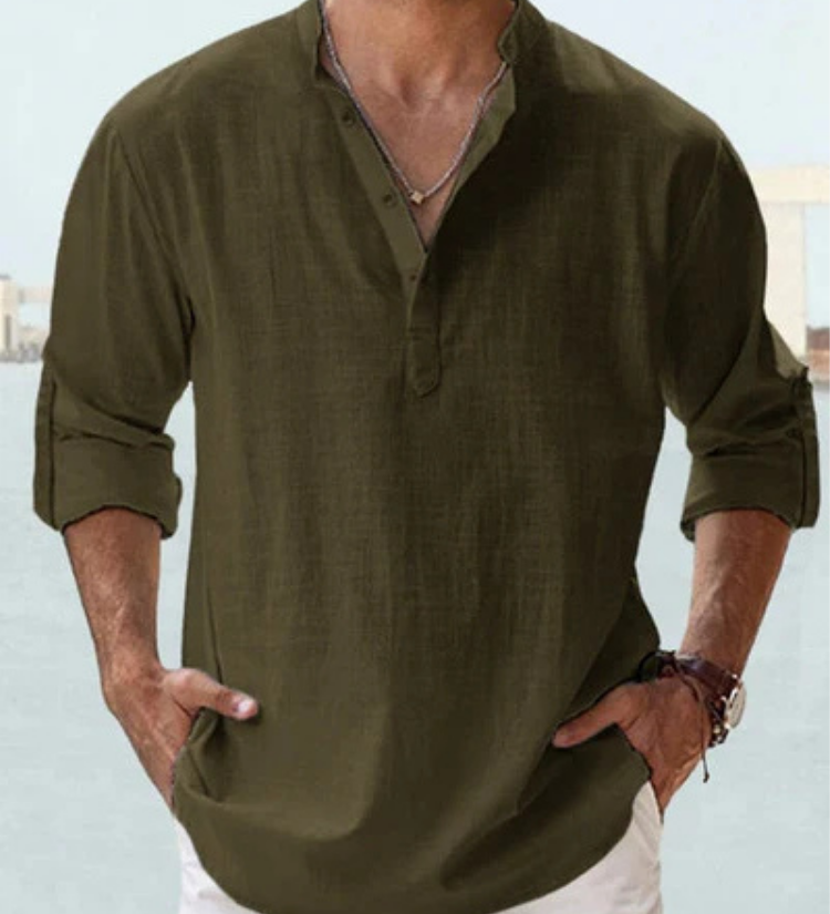 Varel | Camicia traspirante in lino