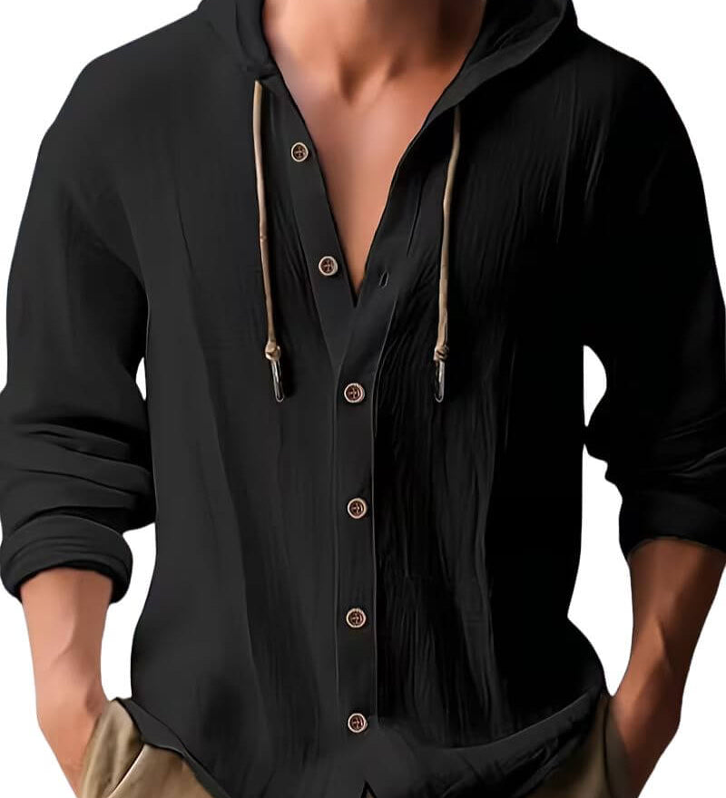 Varel | T-shirt con cappuccio a maniche lunghe