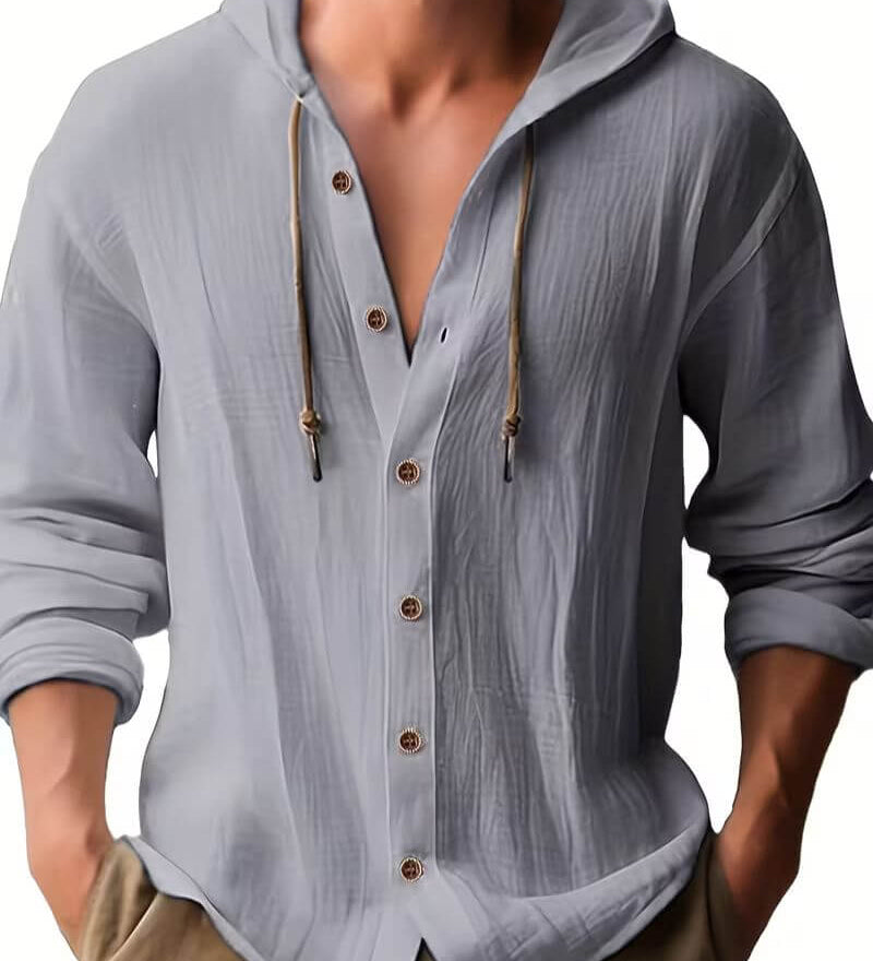 Varel | T-shirt con cappuccio a maniche lunghe