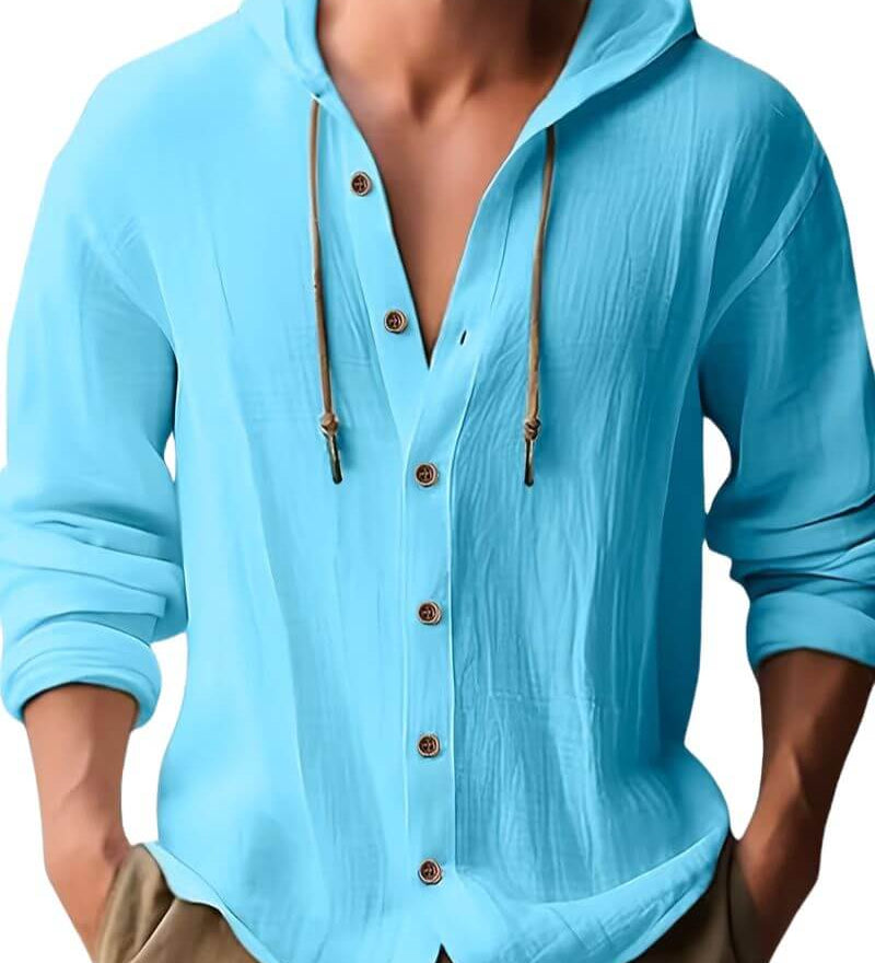Varel | T-shirt con cappuccio a maniche lunghe