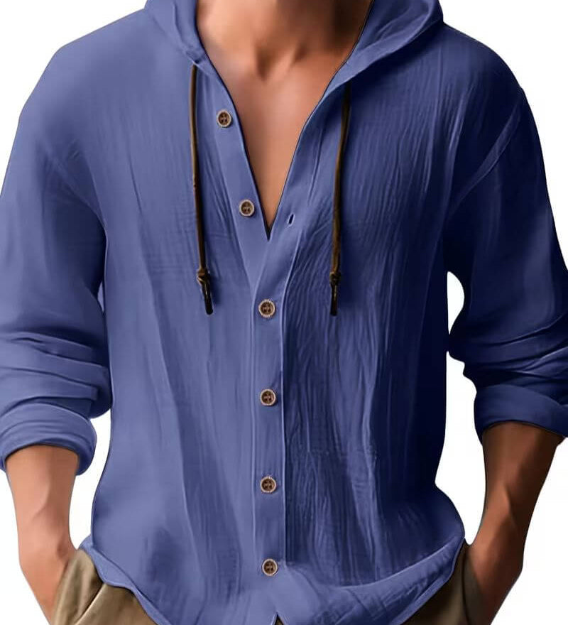 Varel | T-shirt con cappuccio a maniche lunghe