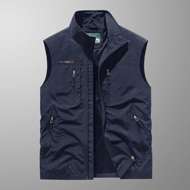 Varel | Gilet utility traspirante multitasche da uomo