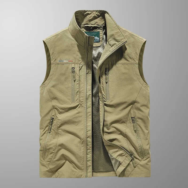 Varel | Gilet utility traspirante multitasche da uomo