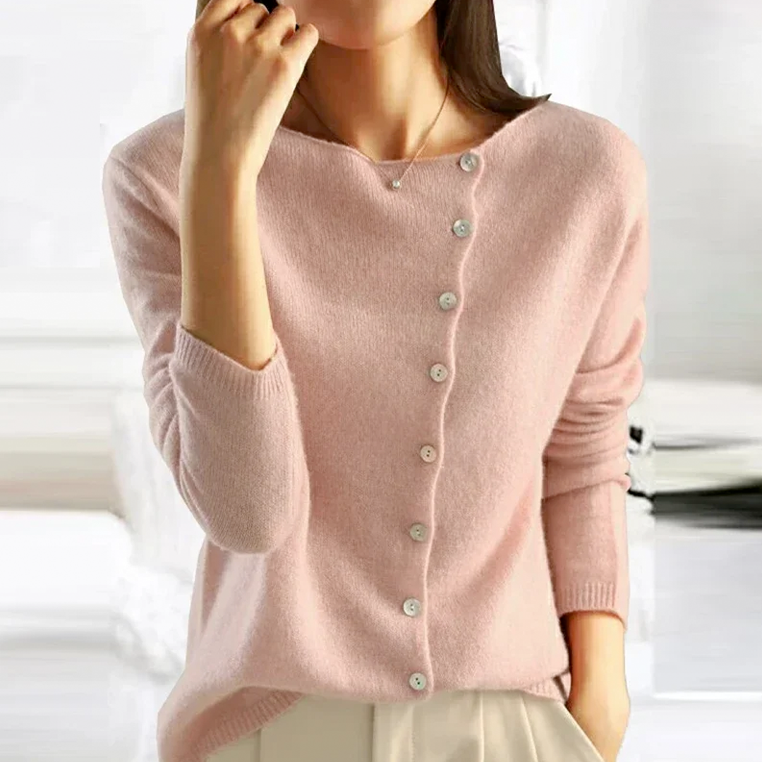 Varel | Cardigan classico in maglia bottonata