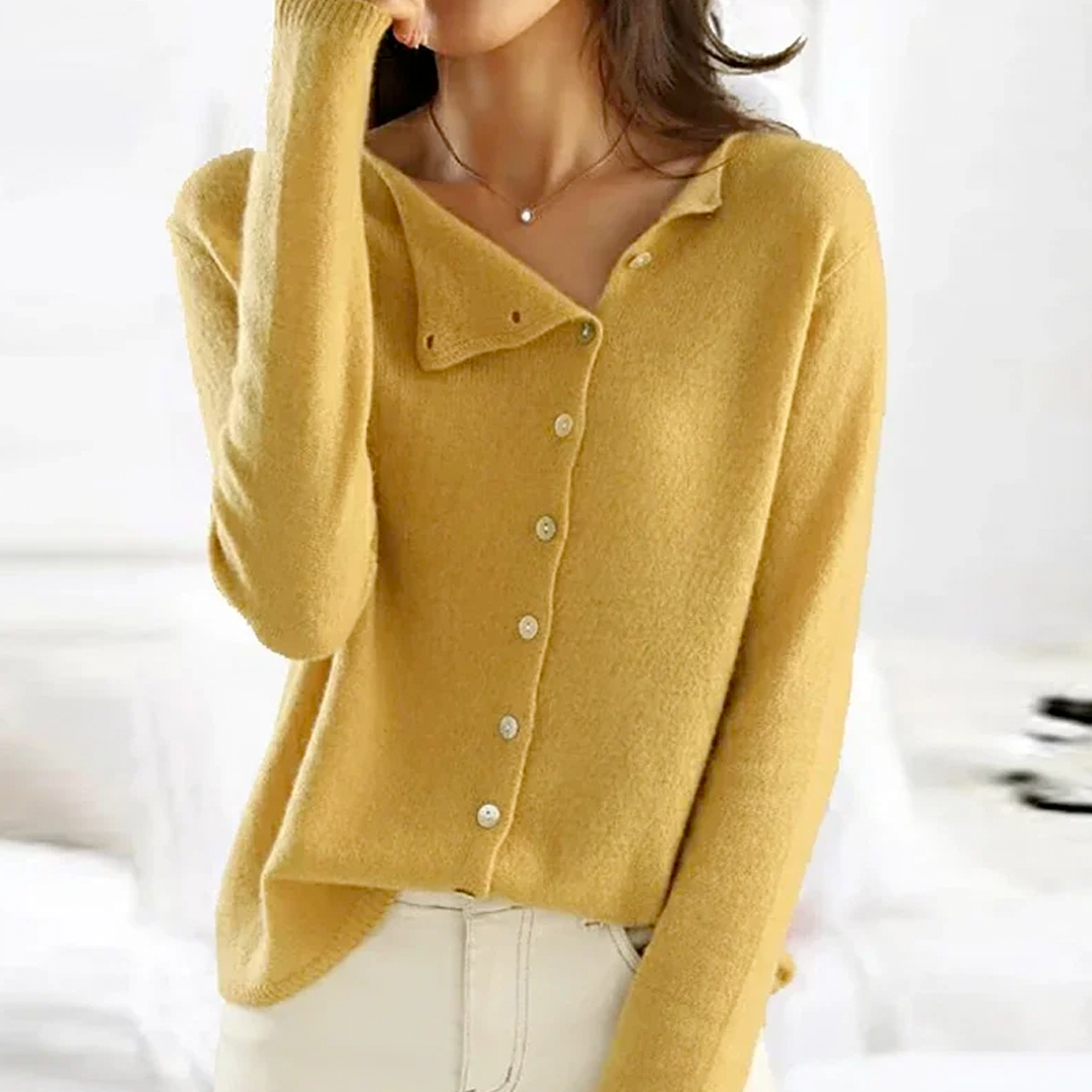 Varel | Cardigan classico in maglia bottonata