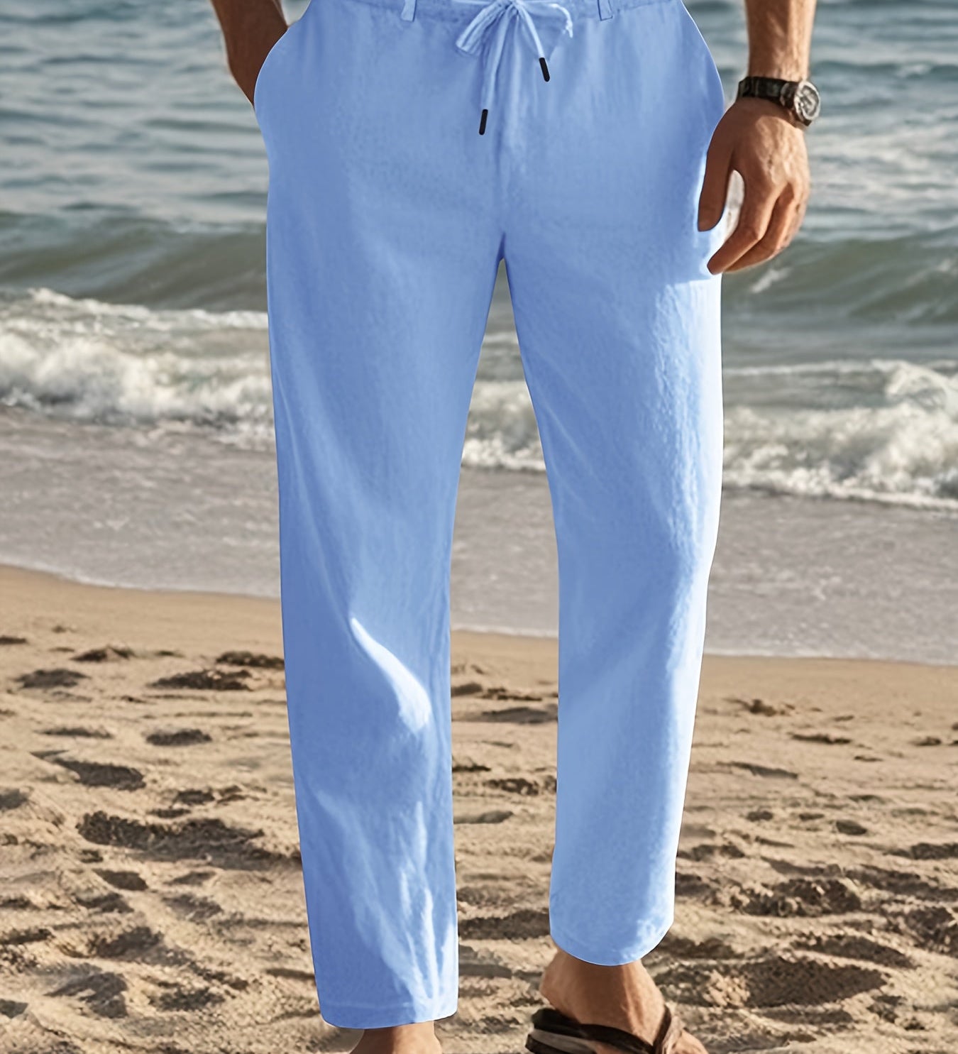 Varel | Pantaloni in lino da uomo