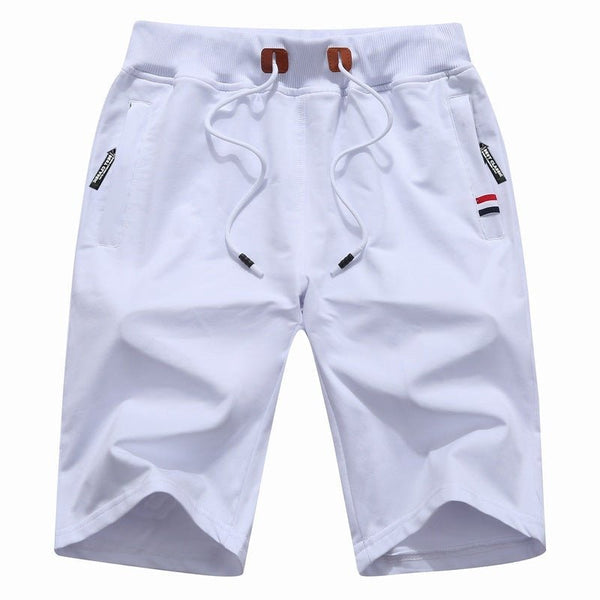 Varel | Pantaloni corti in cotone con tasche con cerniera