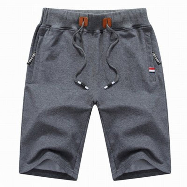 Varel | Pantaloni corti in cotone con tasche con cerniera