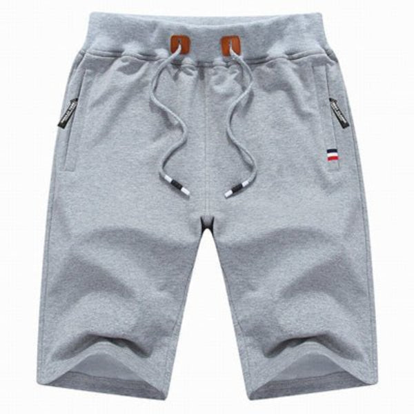 Varel | Pantaloni corti in cotone con tasche con cerniera