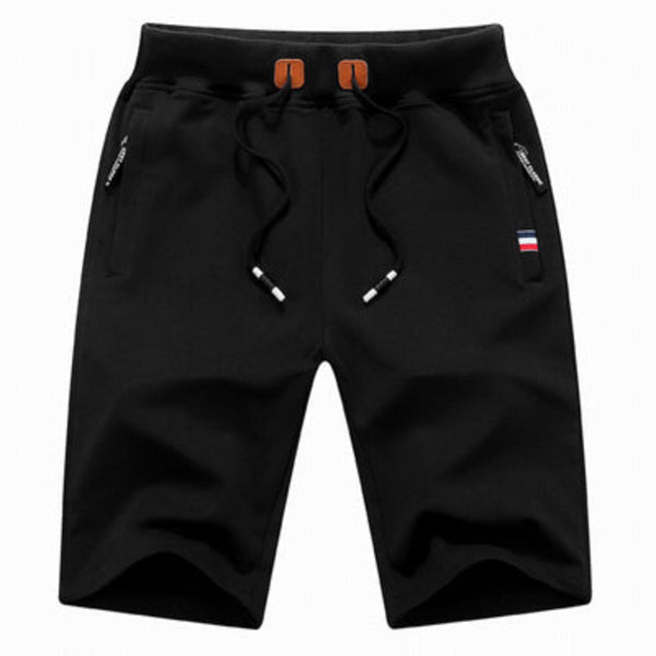 Varel | Pantaloni corti in cotone con tasche con cerniera