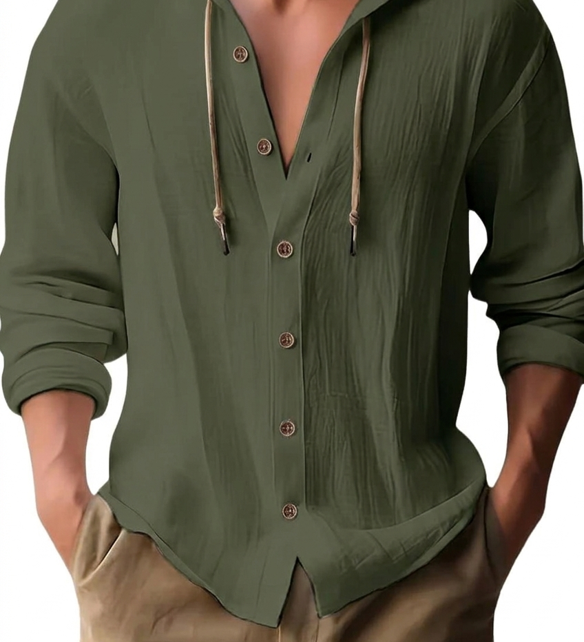 Varel | T-shirt con cappuccio a maniche lunghe