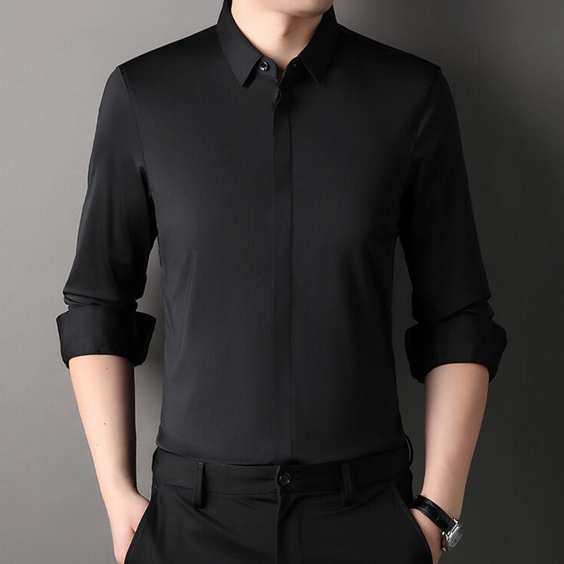 Varel | Camicia elasticizzata antipiega da uomo