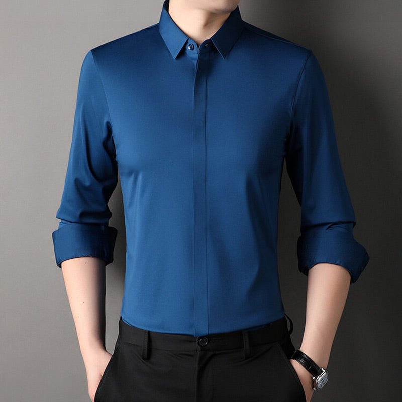 Varel | Camicia elasticizzata antipiega da uomo