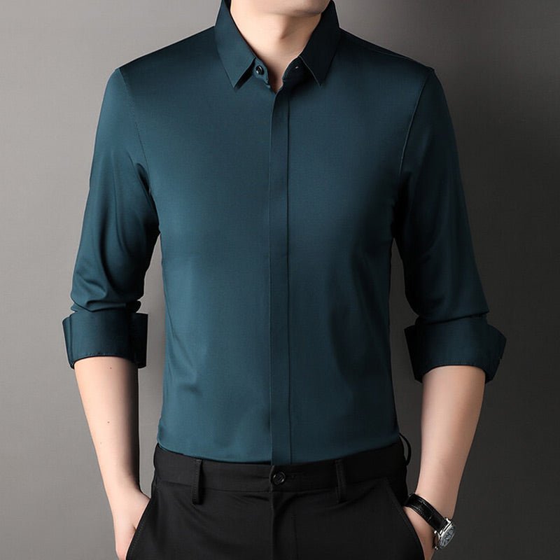 Varel | Camicia elasticizzata antipiega da uomo