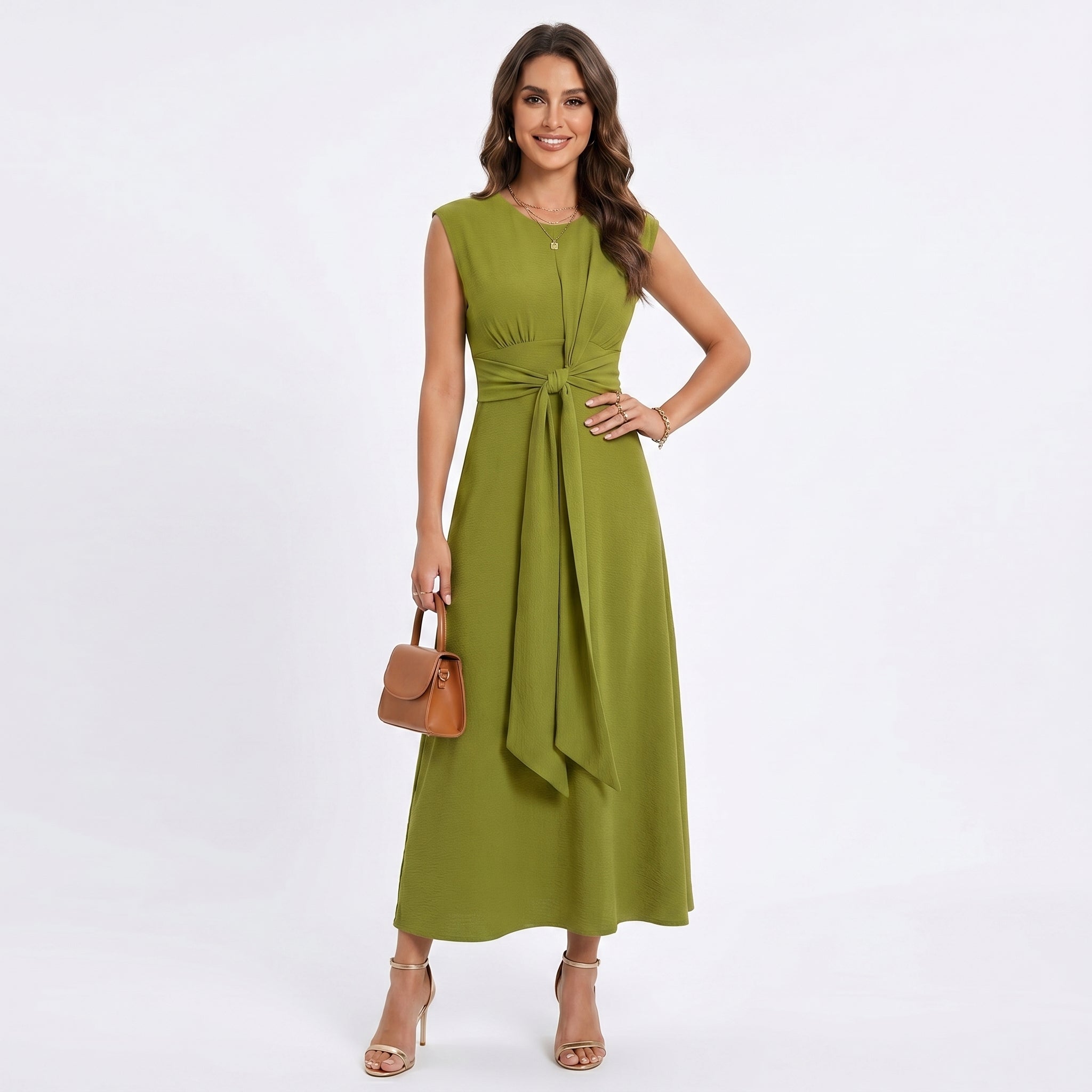 Blanka™ | Maxi elegantní šaty bez rukávů