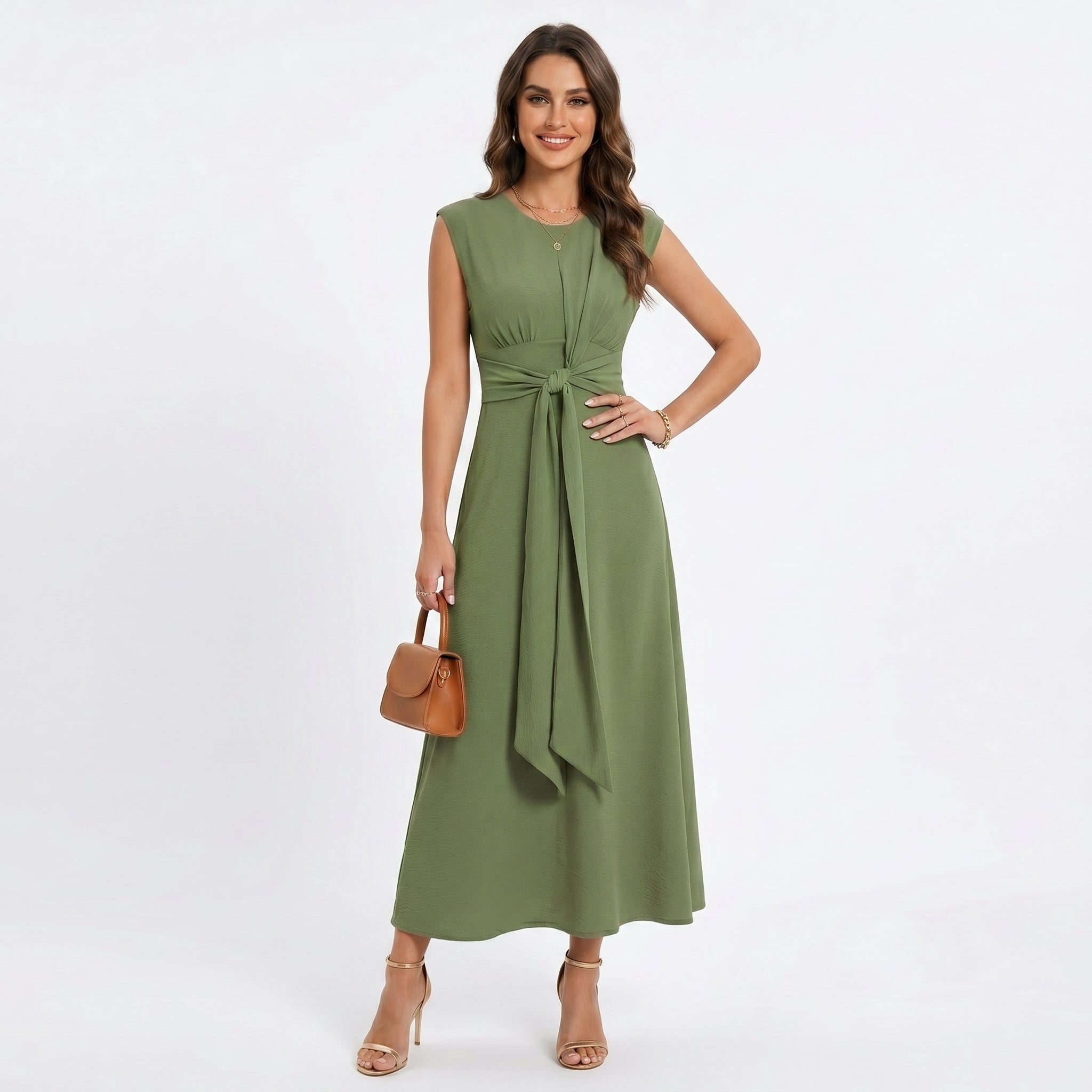 Blanka™ | Maxi elegantní šaty bez rukávů