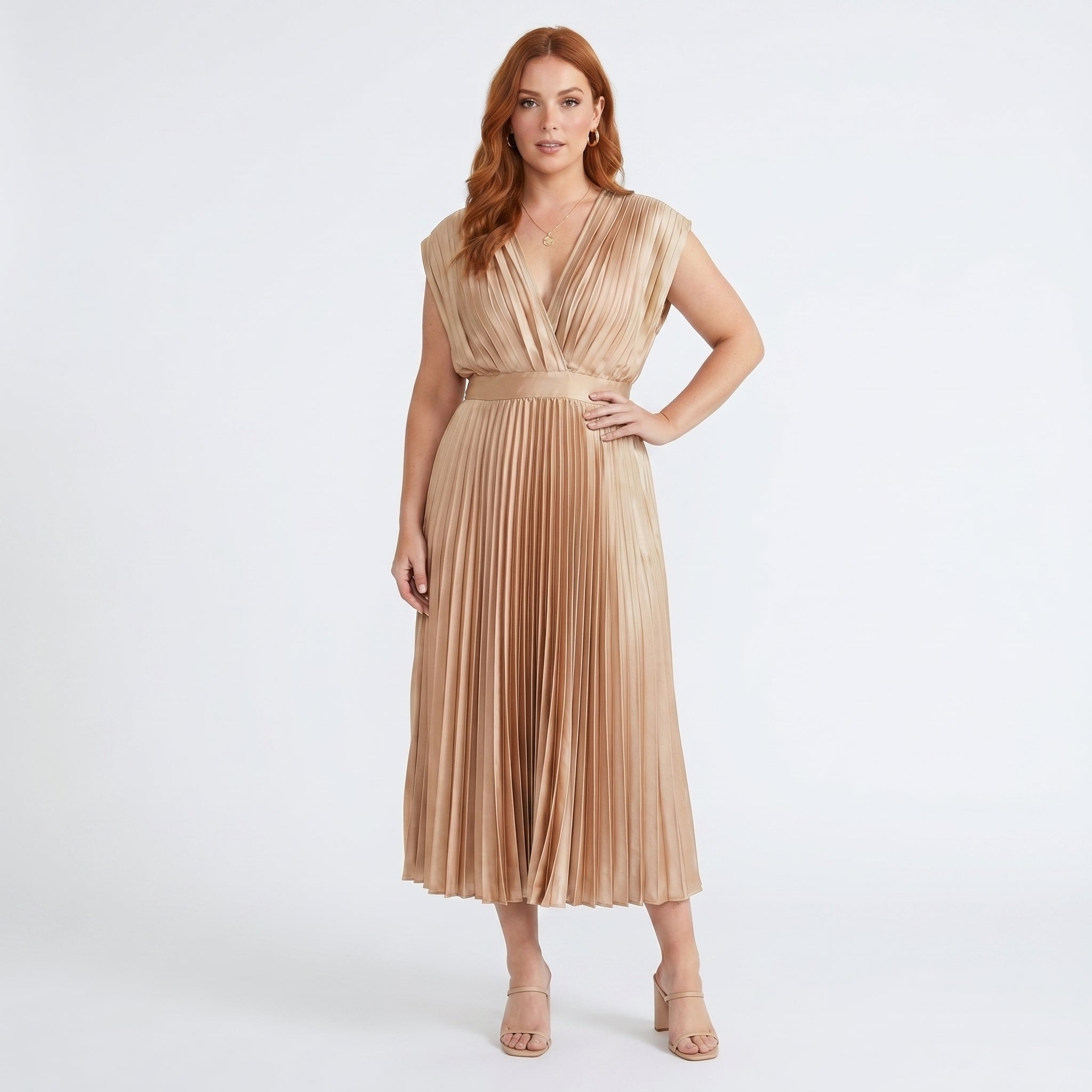 Vendula™ | Elegantní midi šaty