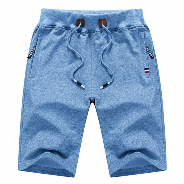 Varel | Pantaloni corti in cotone con tasche con cerniera
